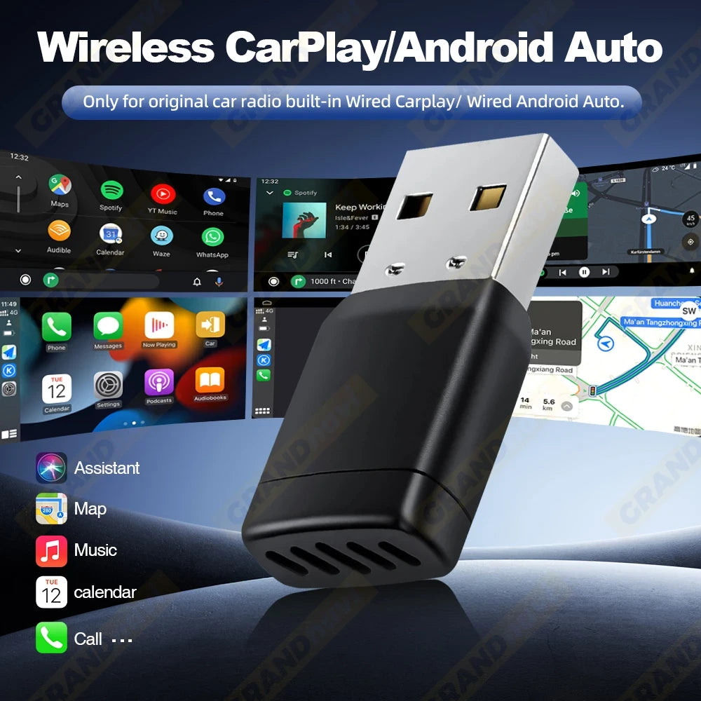 Veloxis Adaptador Inalámbrico CarPlay Android Auto