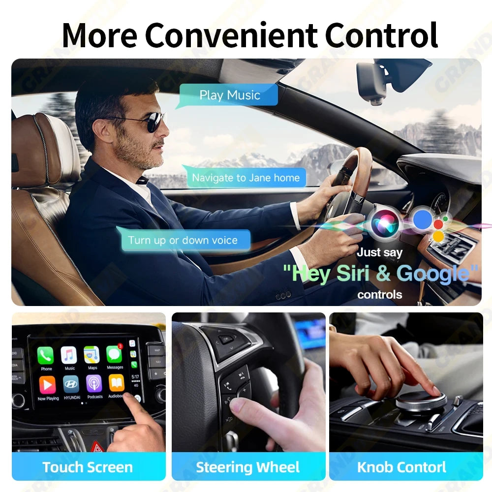 Veloxis Adaptador Inalámbrico CarPlay Android Auto