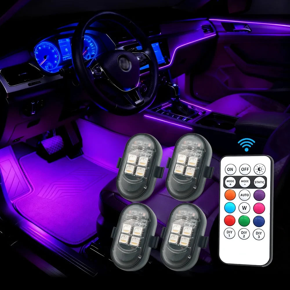 Kit de Luces LED Recargables para Coche